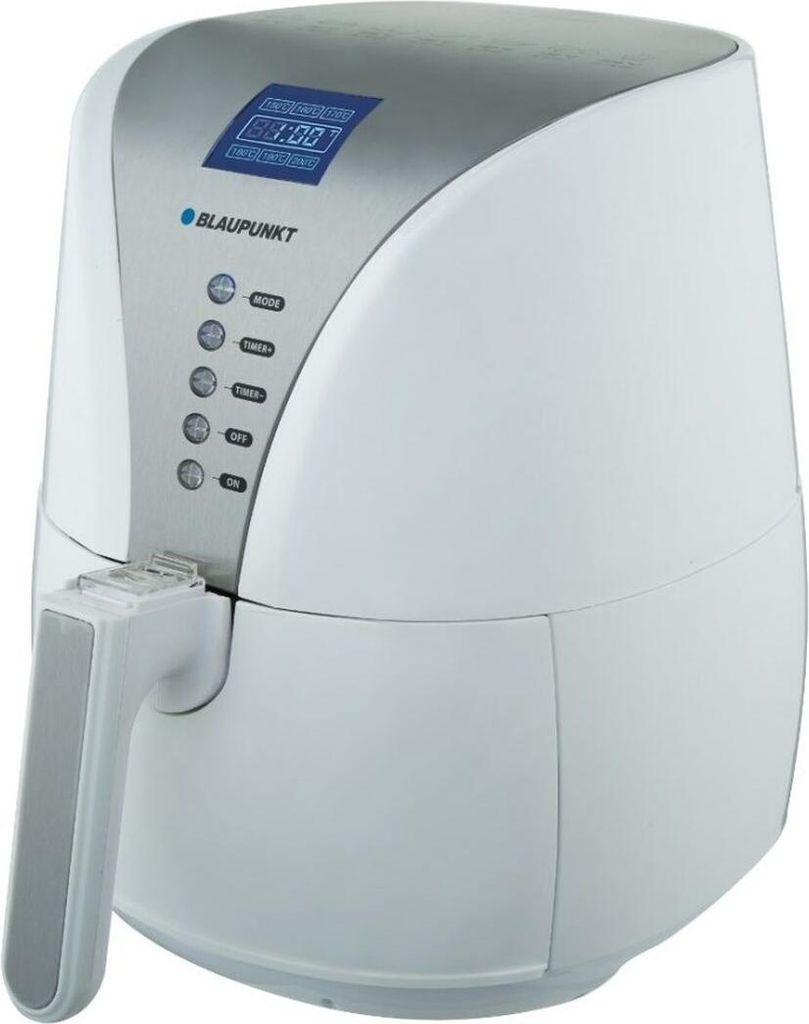 Blaupunkt Heissluft Fettfreie-Friteuse, 1500W, 2.5L Korb, Teflon, 150-200°C, Antihaftbeschichtung, Seperator, weiss