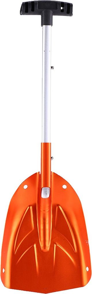 Schaufel, tragbare Schneeschaufel, teleskopisch, helle Farbe für Auto, Camping, Outdoor, Zuhause
