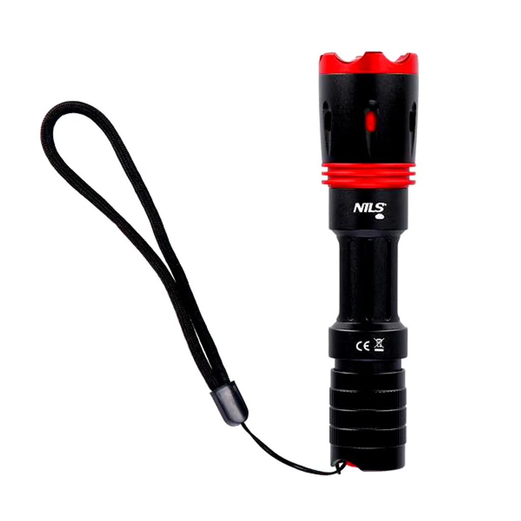 Lampe Torche LED 1000 Lm Nc0004 Nils Camp - Châssis Robuste en Aluminium