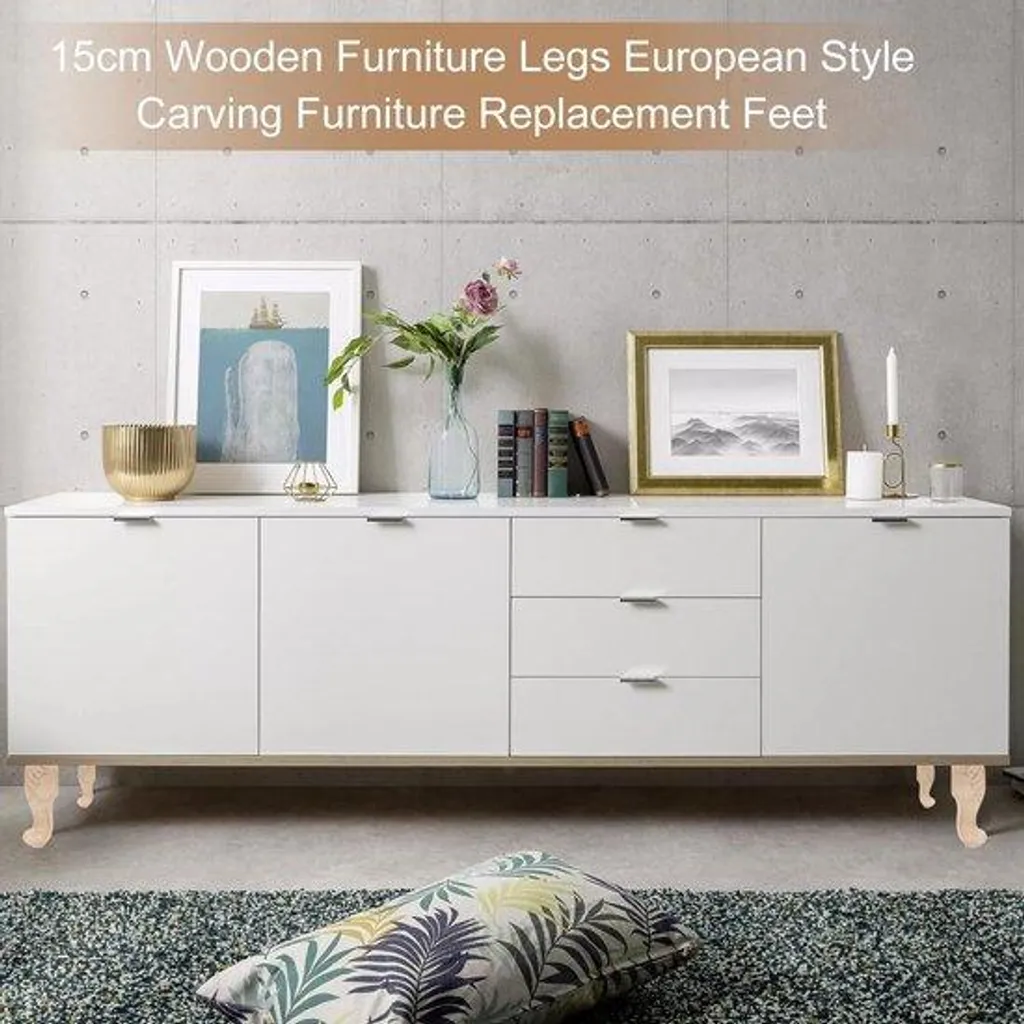 Tables en bois massif pour hôtels - Lot de 4 pièces - Format 12 x 6 cm