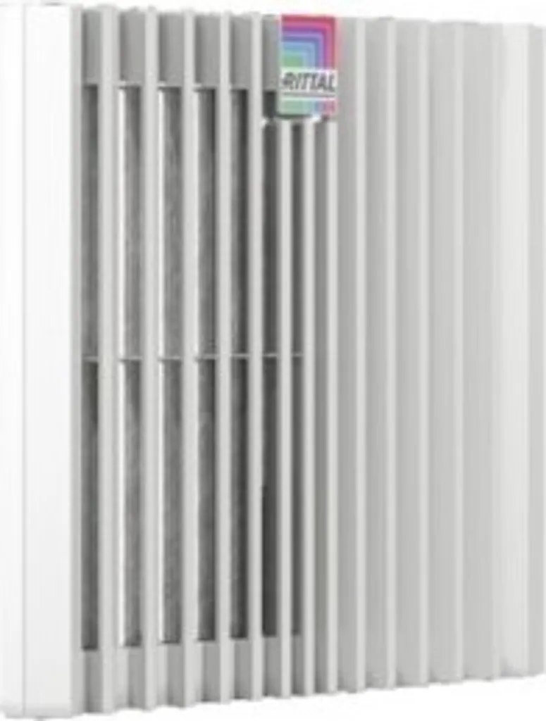 Grille de sortie d'air Rittal Blue e+ RAL 7035 avec média filtrant