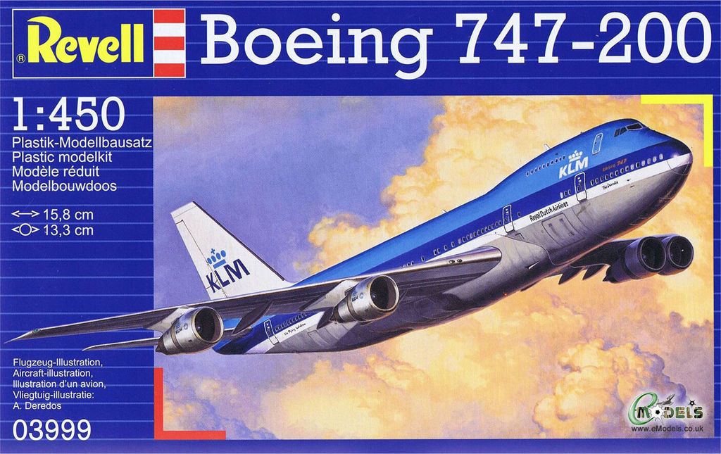 Revell Boeing 747-200 1:450 Immagine del prodotto 