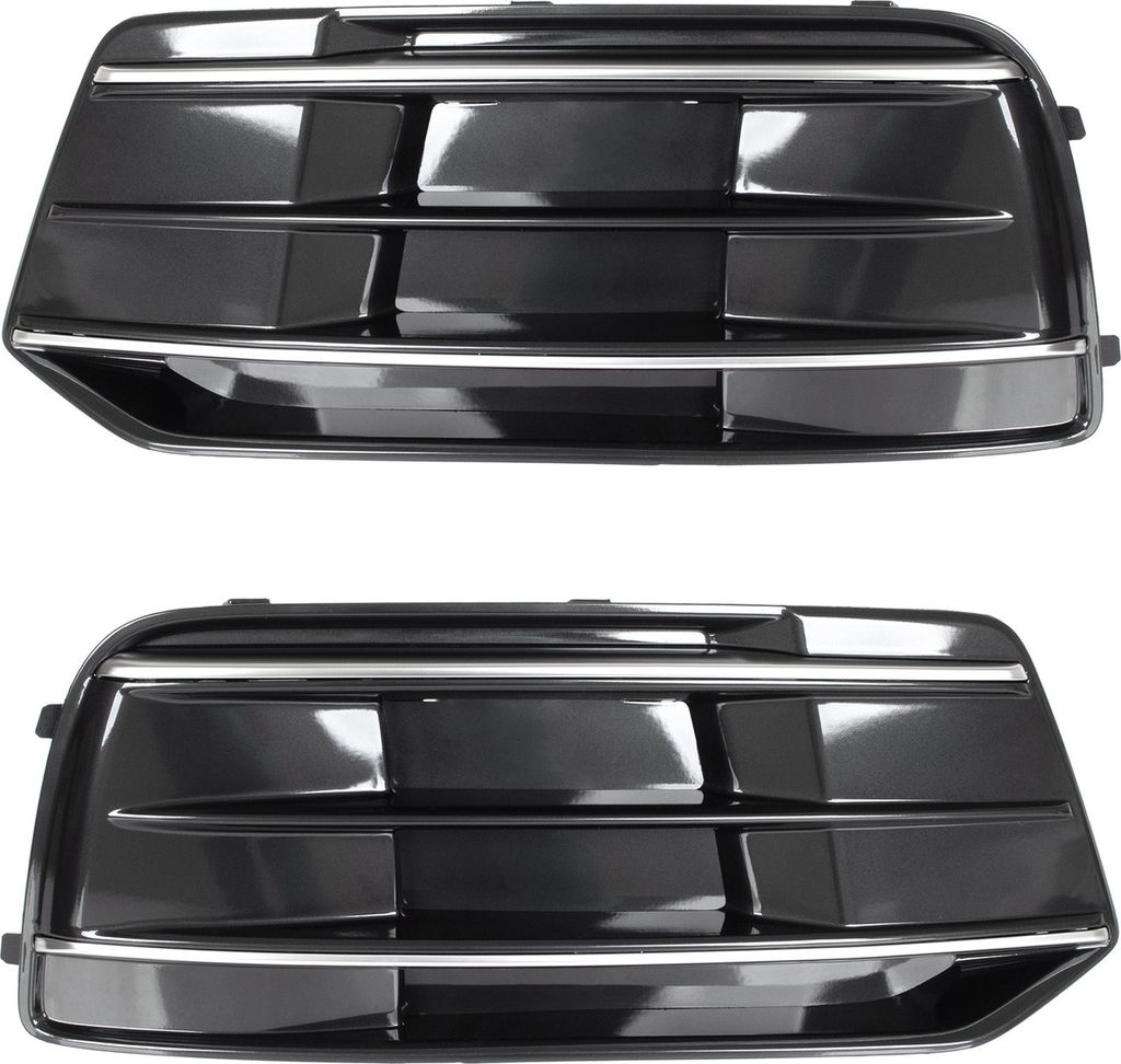 Stoßstangen Gitter LINKS RECHTS Streben Chrom Matt 80A807679 + 80A807680 für