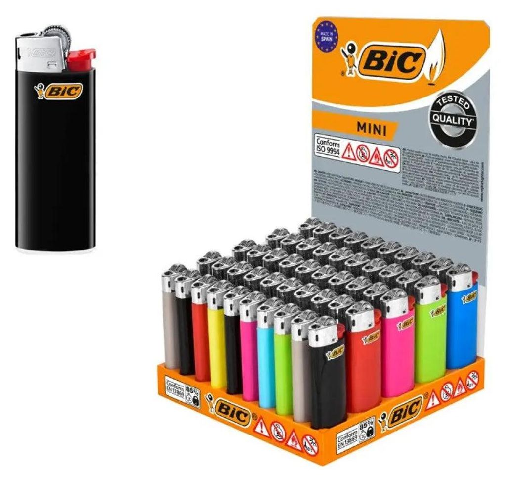Feuerzeug BIC® Reibrad Mini J25, neutral, sortiert, Display Produktbild 