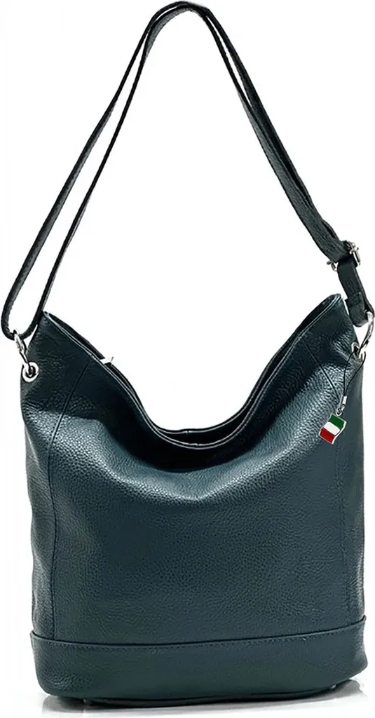 Sac Cuir Turquoise Florence D2OTF159T avec Finition Grainée Elégante