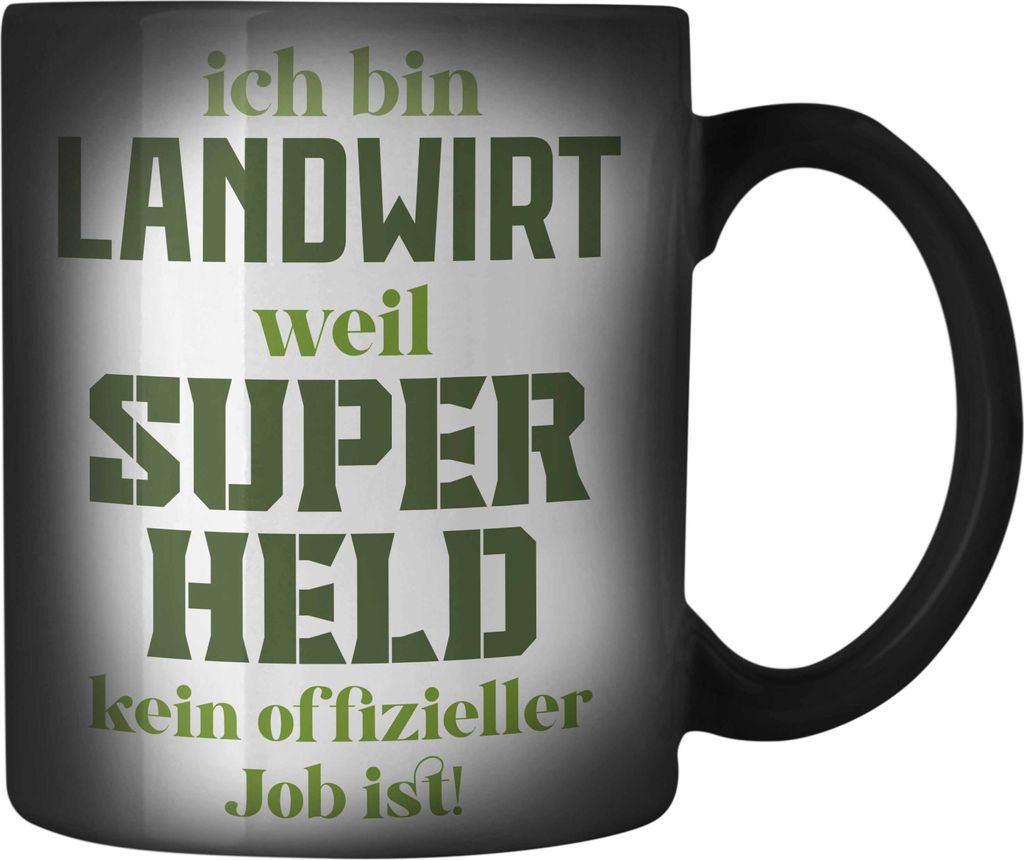 Trendation - Landwirt Geschenk Farbwechsel Zauber-Tasse Produktbild 