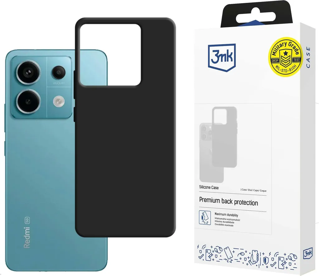 Custodia 3mk Silicone per Redmi Note 13 Pro 5G - Protezione Premium