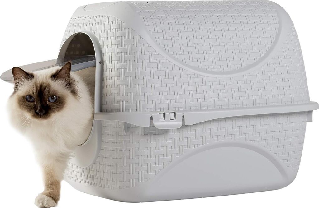 Katzentoilette bama pet Prive Ice 41,8 x 50,5 x 39,6 cm Produktbild 