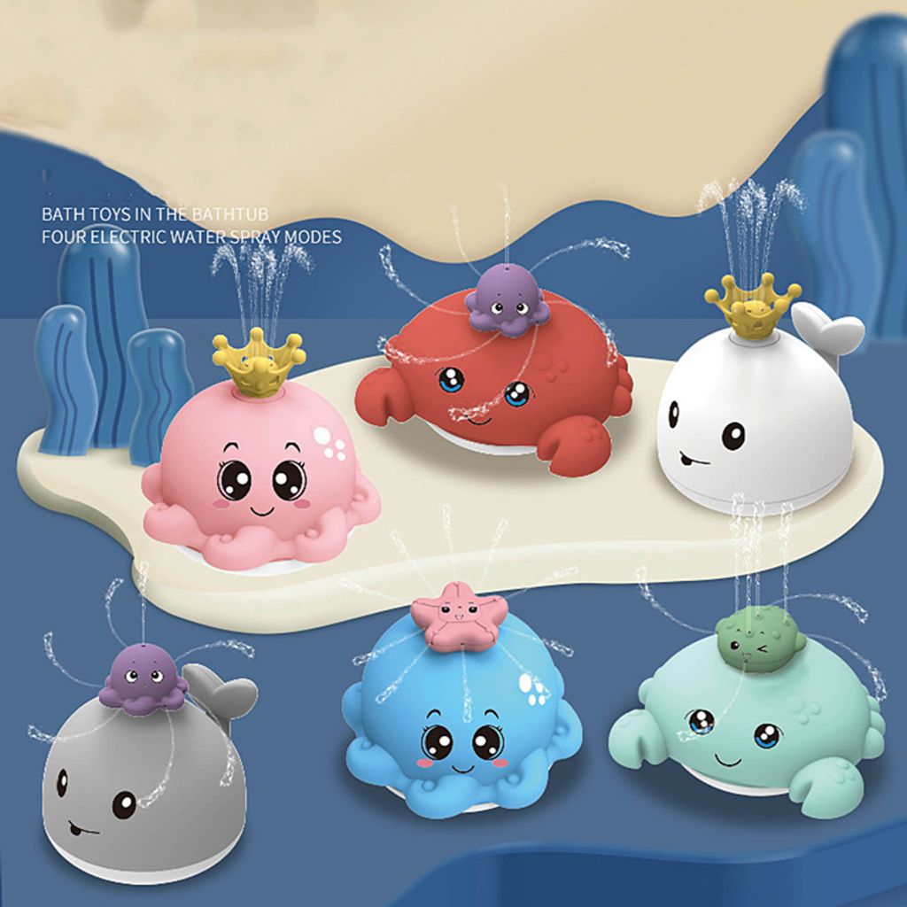 Kssvzz Badewannenspielzeug Mit Enten-Duschkopf - 4 Sprühmodi & Badespaß Für Kinder Ab 1 Jahr
