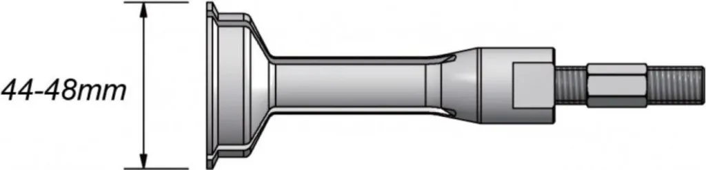 Clé à douille renforcée 44-48 mm JMP, acier haute résistance 7220235