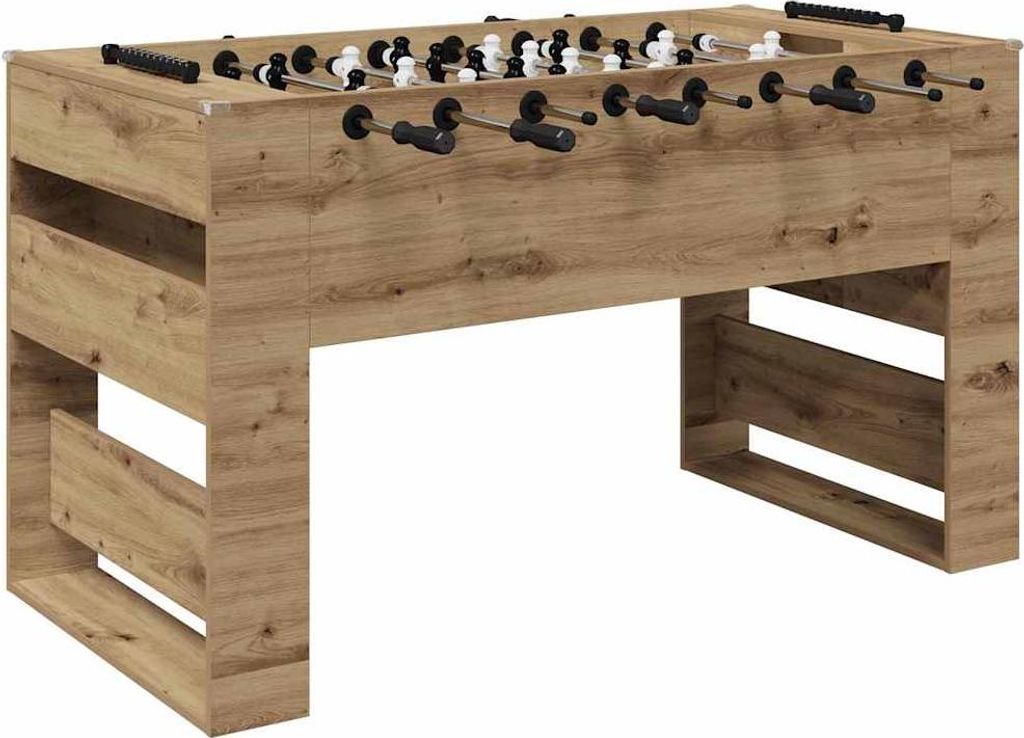 vidaXL Tischfußballtisch Artisan-Eiche 146,5 x 74 x 85 cm