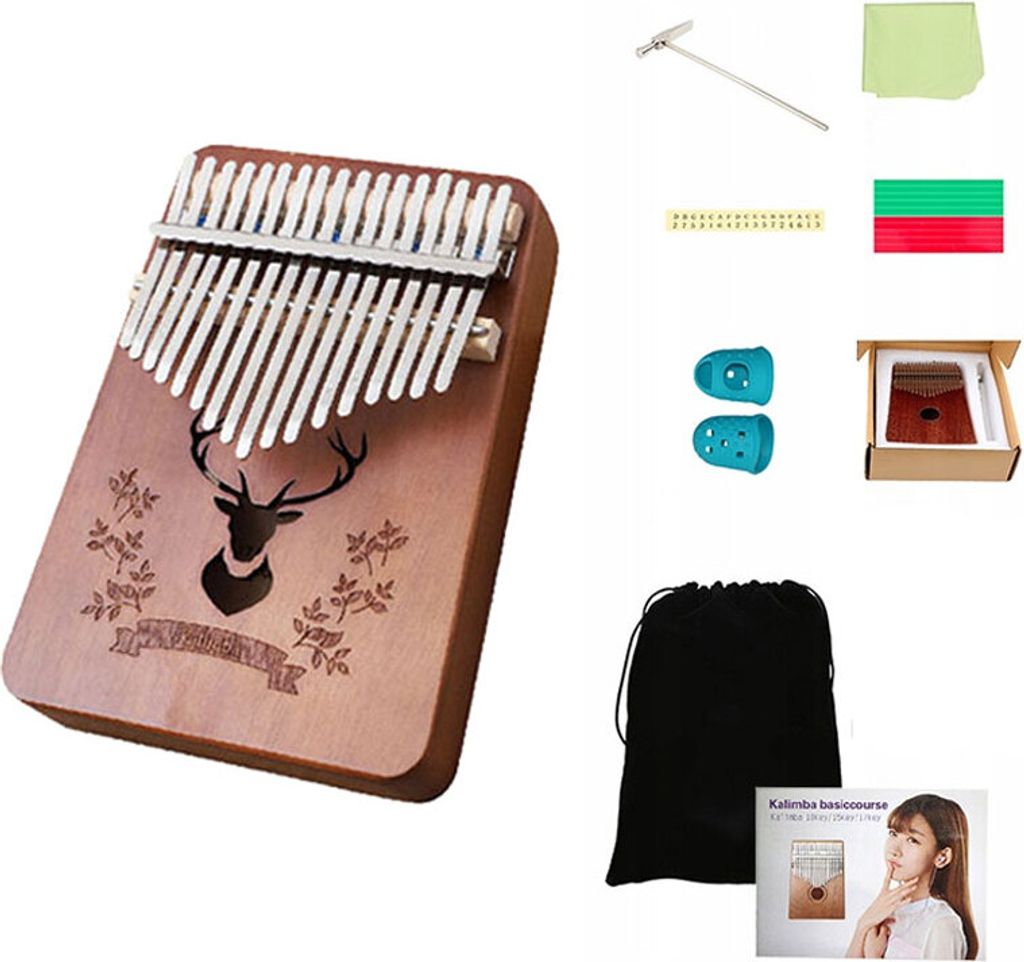 KALIMBA instrument AFRYKAŃSKI pianino kciukowe ZANZA Zdjęcie produktu 
