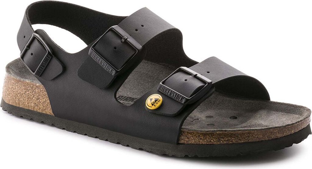 Birkenstock Milano ESD BF Sandale schwarz Weite: normal  Produktbild 