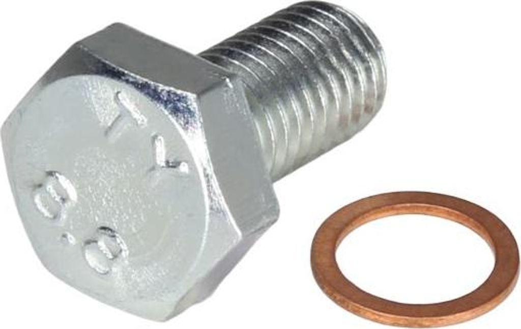 Ölablassschraube M10x20 + Dichtring für Zündapp KS 80 WK Touring Super Typ 530 537 / K SX 80 Typ 540 - Citomerx