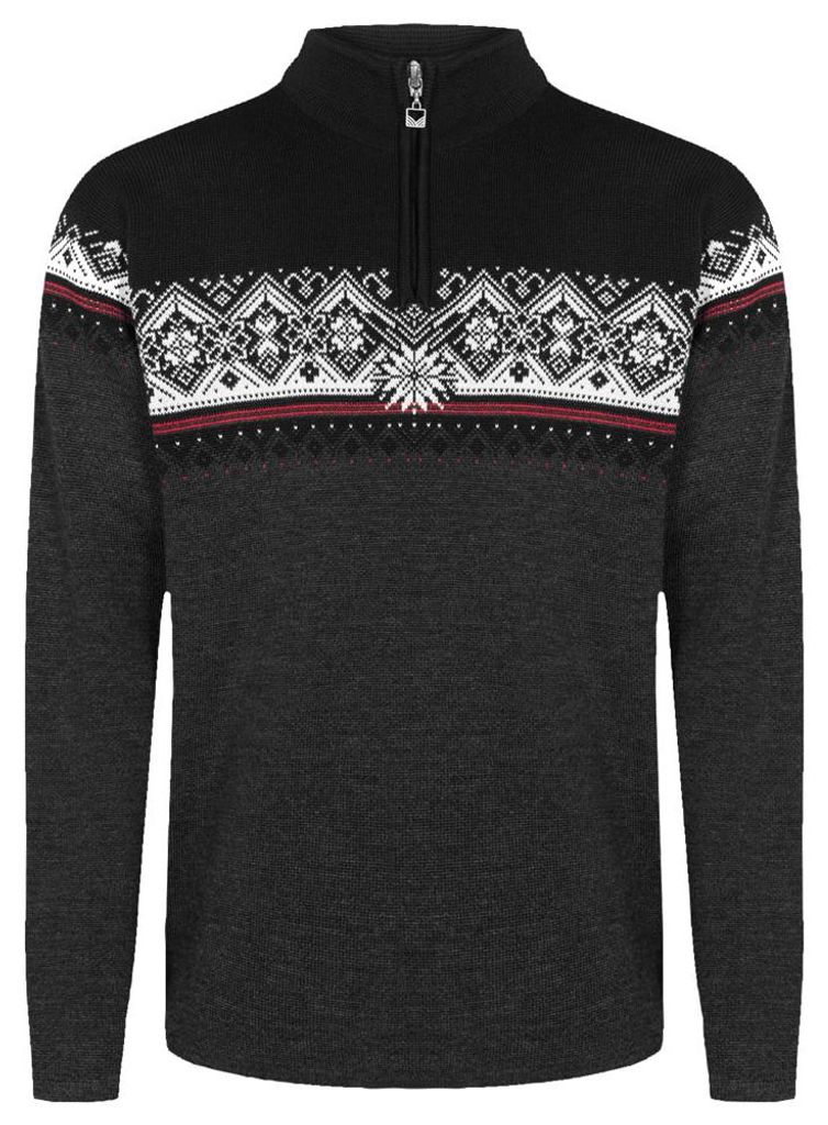 DALE OF NORWAY Moritz Sweater Herren Pullover aus Wolle grau S