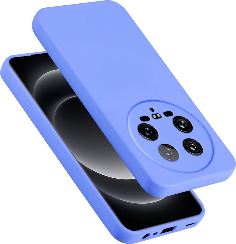 Cadorabo Hülle für Xiaomi 14 Ultra Hülle Silikon Handyhülle Case aus flüssigem Silikon, Kratzfeste und stoßfeste Schutzhülle für Xiaomi 14 ...