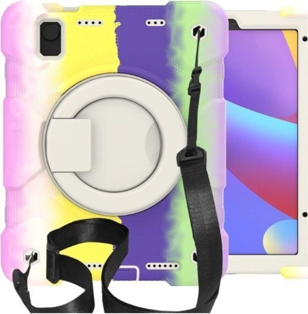 Tasche für iPad Mini 4/5 7.9" mit Ständer und Schultergurt Bunt