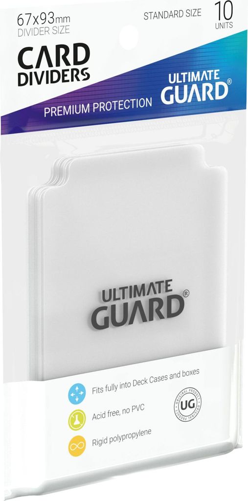ULTIMATE GUARD Card Dividers, Transparent, 10 Stück(e) Produktbild 