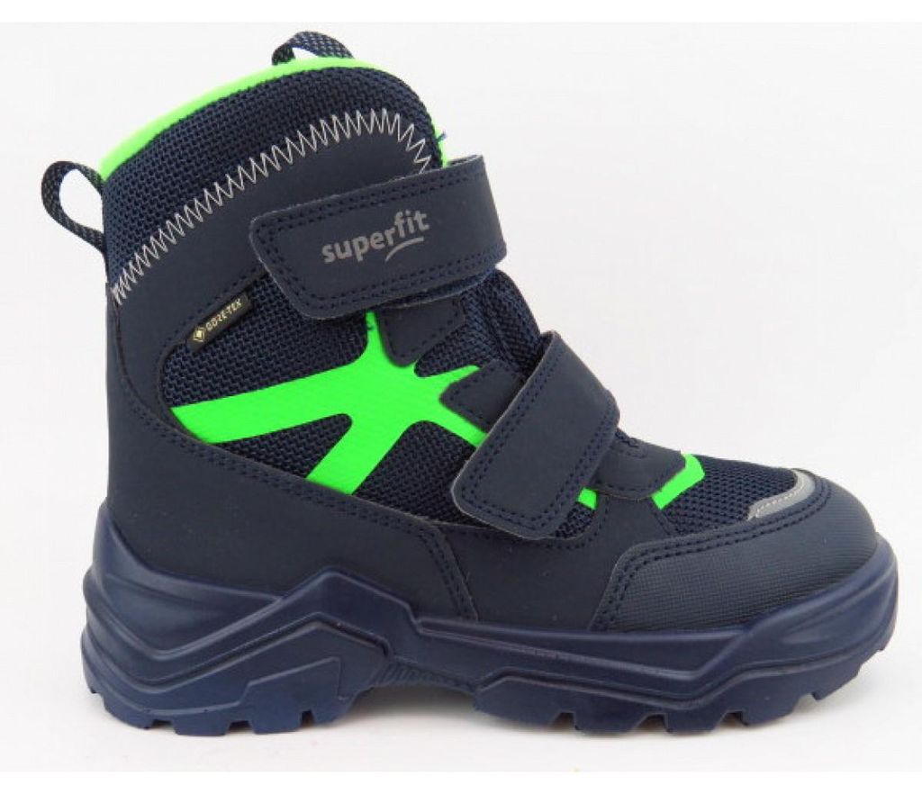 Superfit SNOW MAX GTX Weit Klettstiefel Blau in Gr. 35