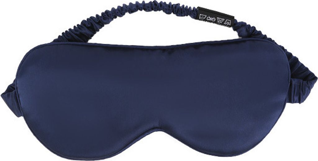 INF Schlafaugenmaske aus 100 % seide Navy blau Produktbild 