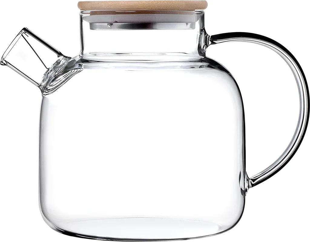 Brocca Vetro 1.5l con Filtro Infusore e Tappo a Vite - Design Top