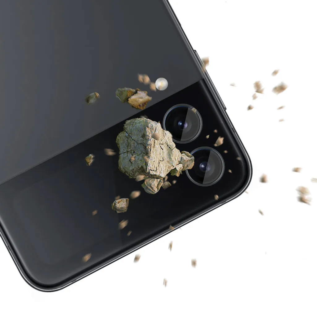 Samsung Galaxy Z Flip4 - Protezione lente 3Mk Pro Nero - 13