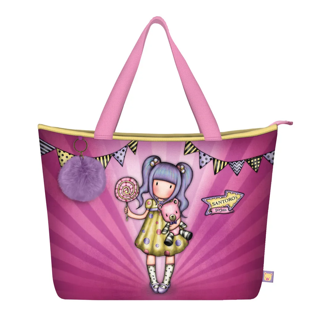 Santoro Gorjuss Borsa Fairground Primo Premio Viola 41,5 cm