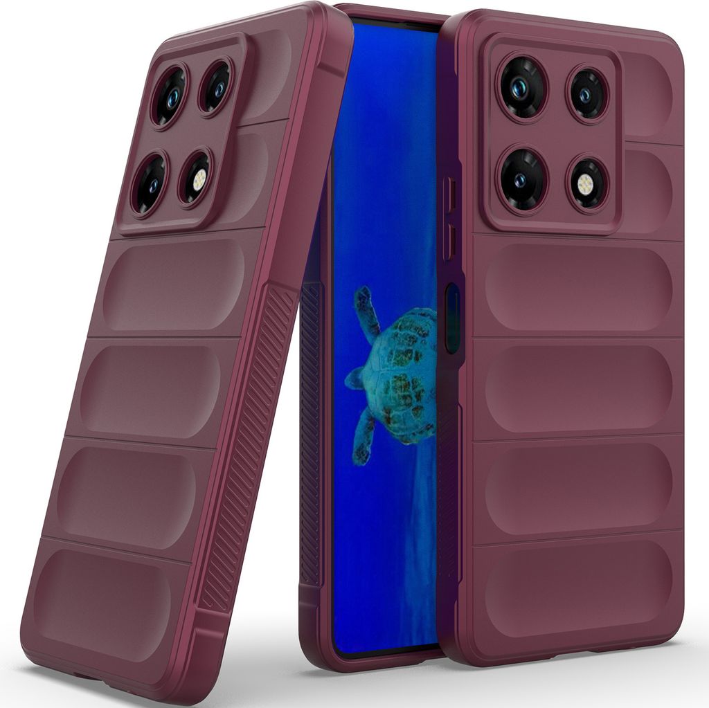 Handyhülle für Infinix Note 30 Pro Weich TPU Silikon Stossfest Anti-rutsch Hülle bordeaux