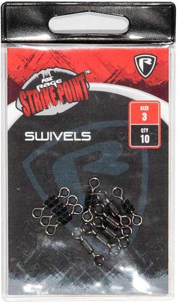 Fox Rage Strike Point Swivel Size 5 10st.