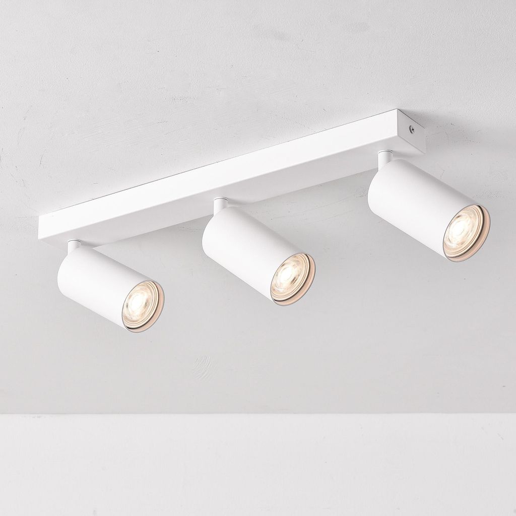 LED 3-flammig Deckenleuchte schwenkbar TRIO mattweiß Produktbild 
