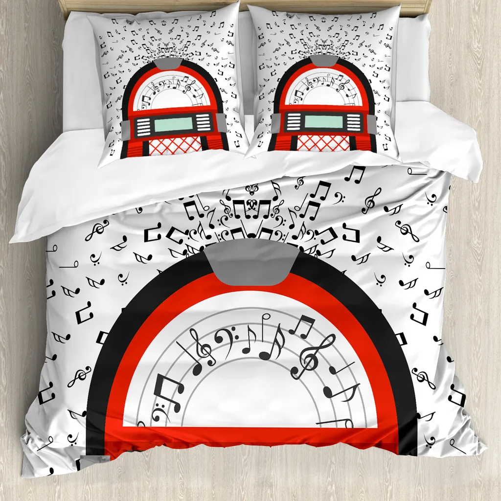 Copripiumino ABAKUHAUS Radio Vintage 200x200 - Arredo Letto Musicale