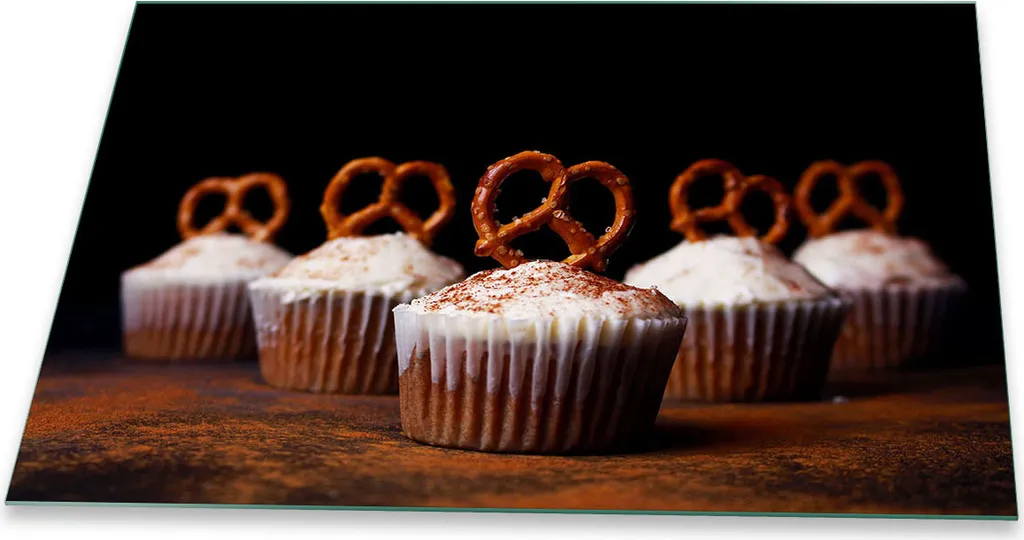 Protezione Piano Cottura 80x52 Vetro Temperato Food Brown | Premium