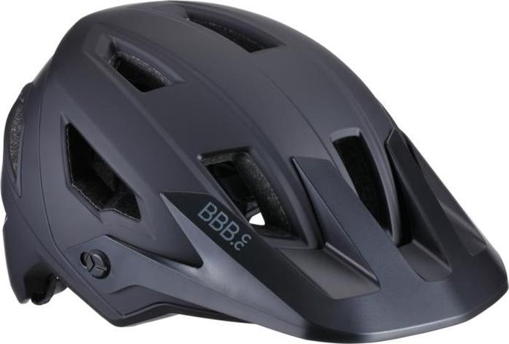 BBB Cycling BBB Helm Shore L (59-62cm) matt schwarz - sicherer MTB-Helm für T...