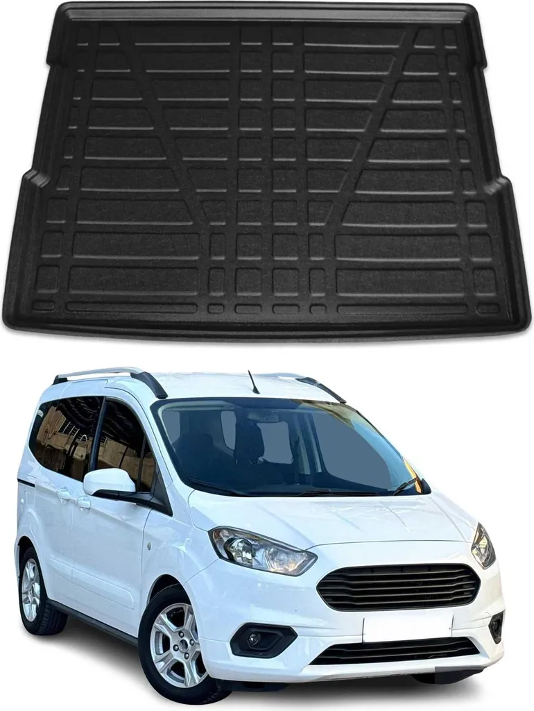 Rivestimento del bagagliaio per Ford Tourneo Courier 2014-2024 Gomma TPE