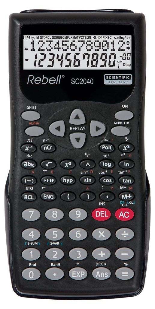 Rebell SC2040, Tasche, Wissenschaftlicher Taschenrechner, Produktbild 