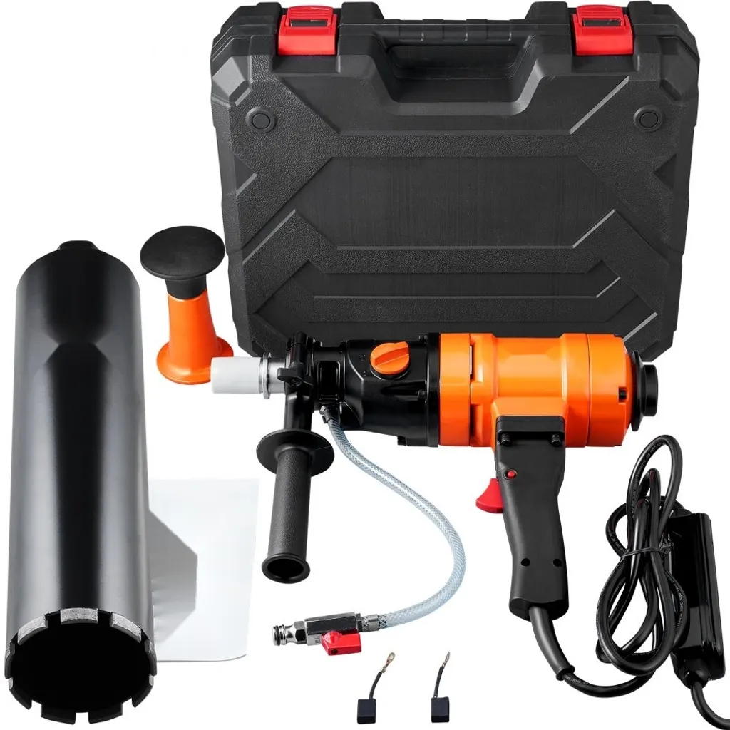 Carotteuse Diamant Magnétique 1500W - Forage à Eau 1100-2400 tr/min