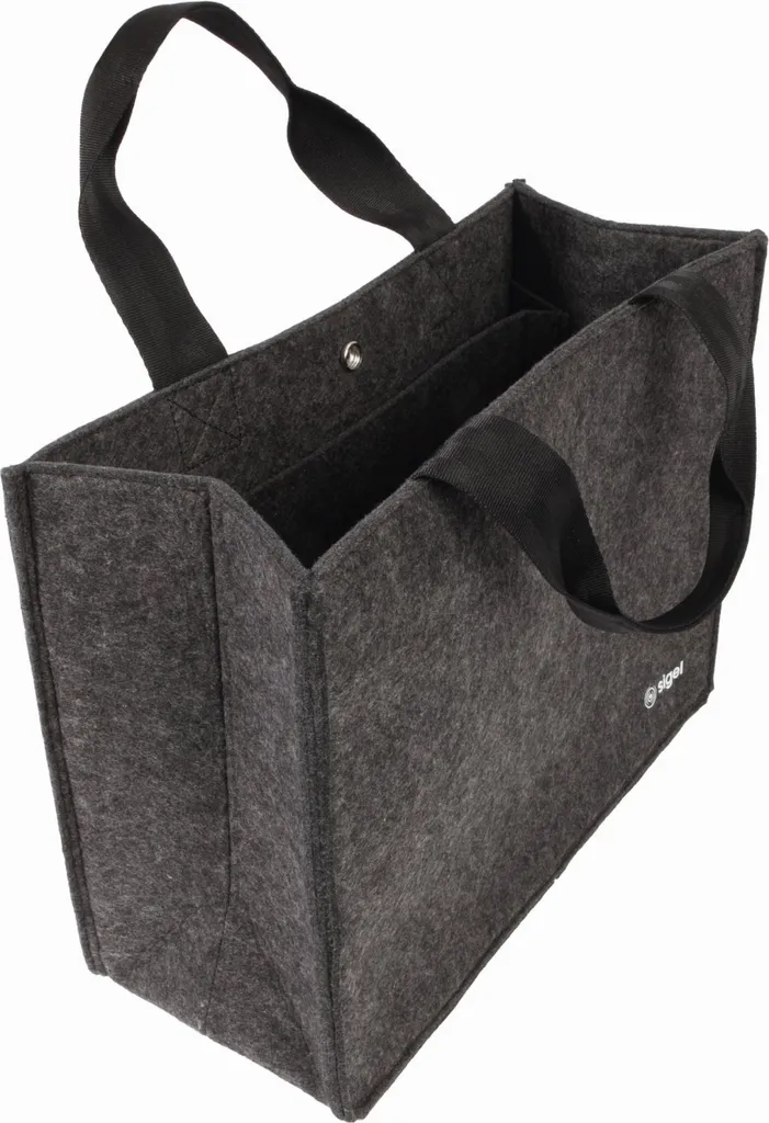 Sigel BA432 Borsa Porta PC in Feltro Grigio Scuro - Design Desk Sharing