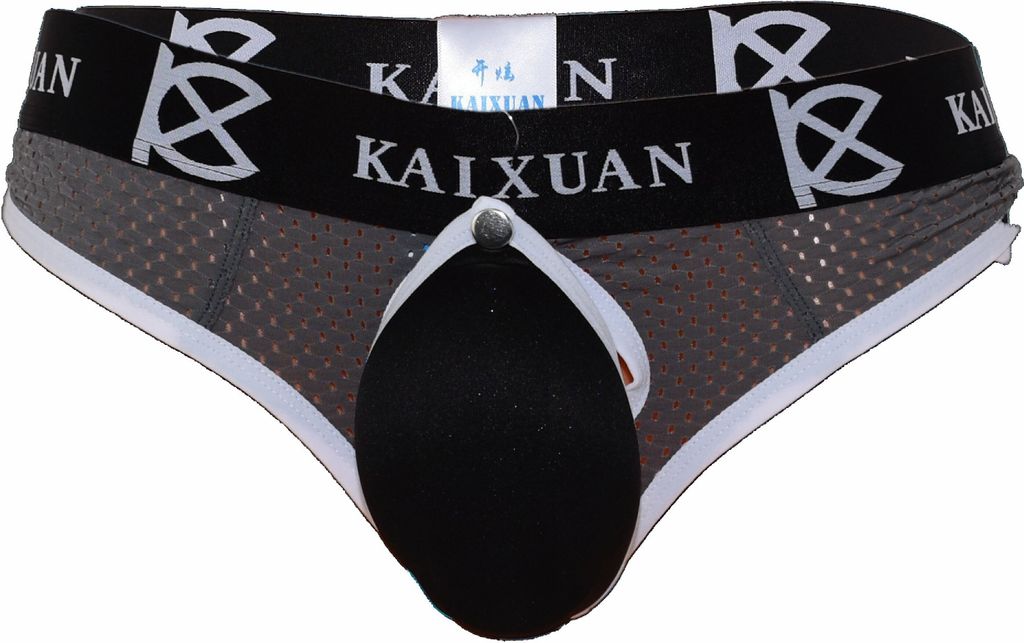 Slip for men bedrucktem Bund und Beutel zum öffnen