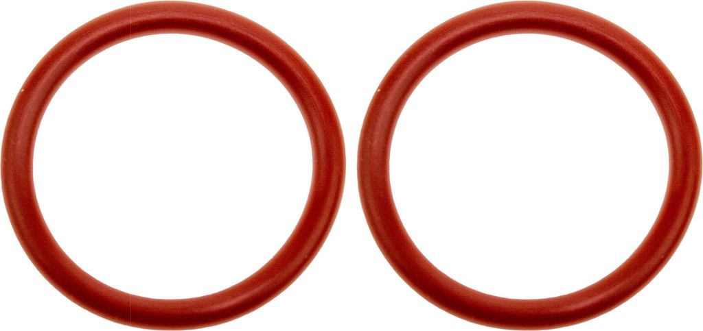 2x O-Ring 32x4mm Rot Silikon Dichtung Innen 32mm Außen 40mm