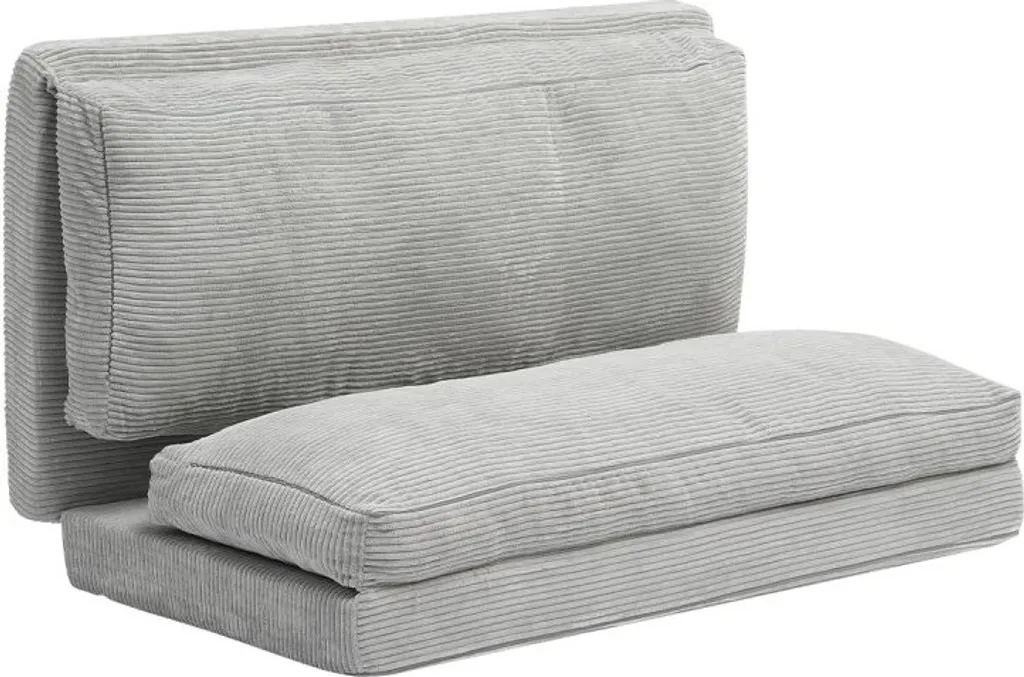 Canapé-lit pour studio et bureau - Solution couchage d'appoint gris