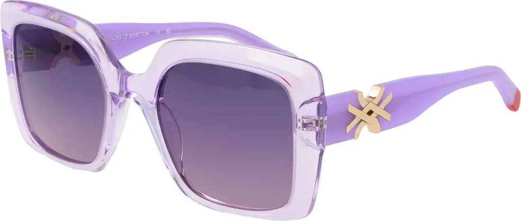 Acquista Benetton BE5080 738 Occhiali Sole Viola Cristallo 53mm