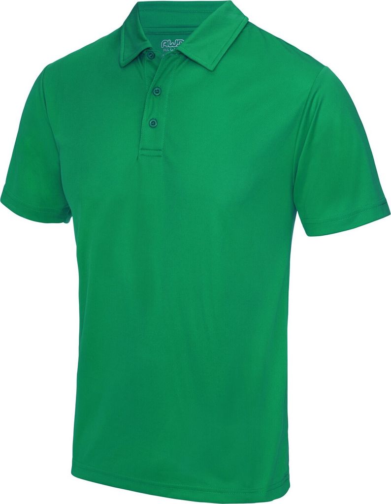 AWDis Just Cool Herren Polo-Shirt Sports RW691 (2XL) (Kelly Grün)