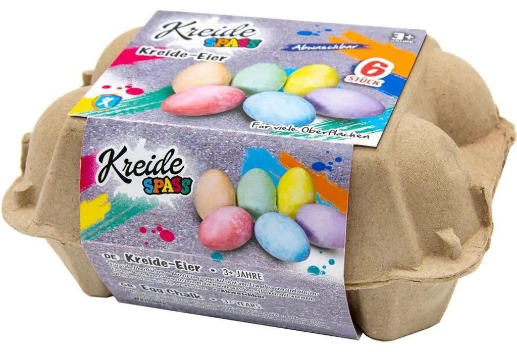 Oeufs à la craie Kreidespass, lot de 6 Image du produit 