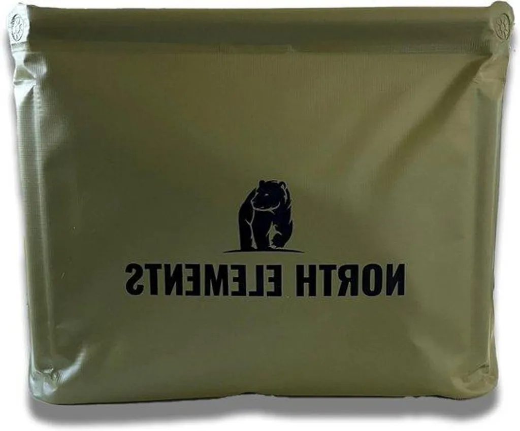 Bassin de camping pliable 20L vert - Seau rétractable ultra résistant