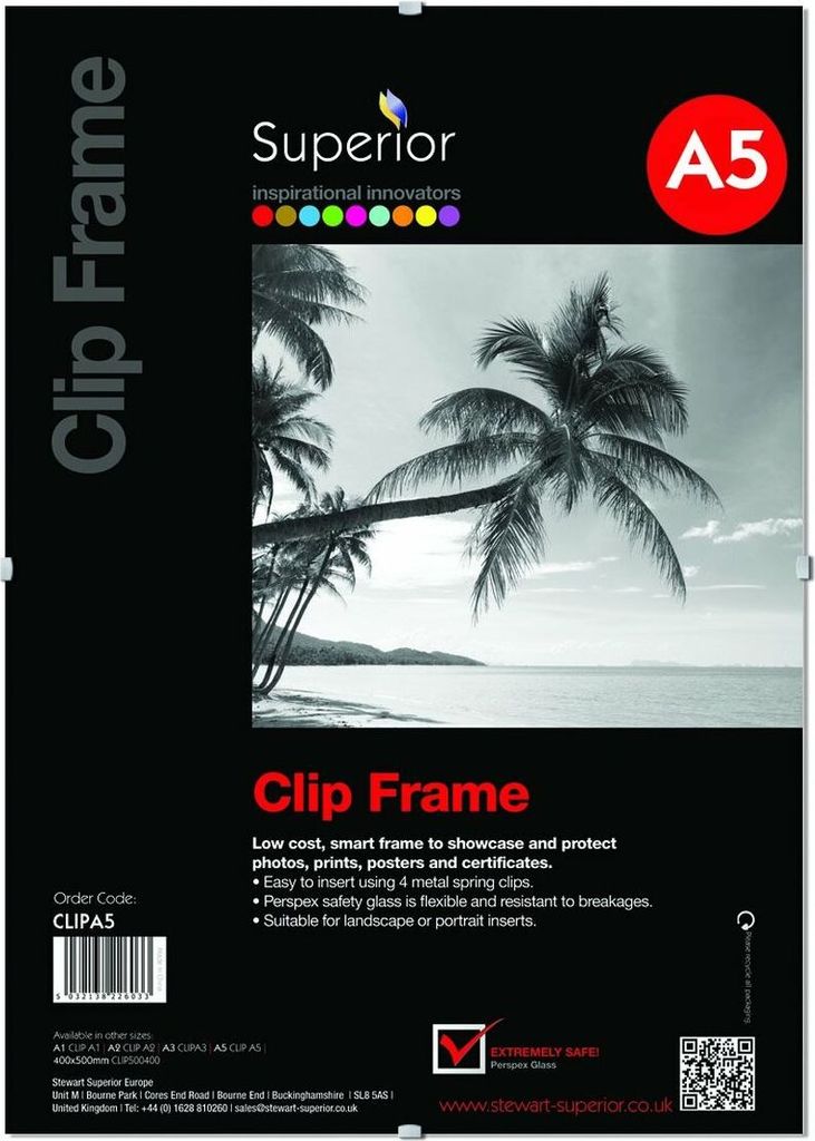 Fotorahmen Seco CLIP-A5 Braun Harz 21 x 15 cm