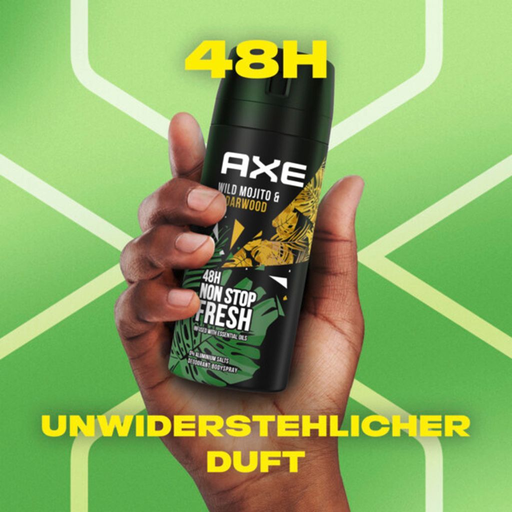 Axe Deospray Wild Green Mojito & Cedarwood ohne Produktbild 14