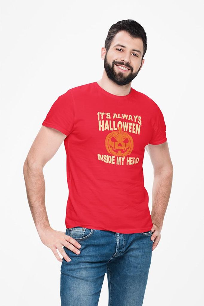 D&B Uni Polo ST00263 Halloween Rot-Größe XL