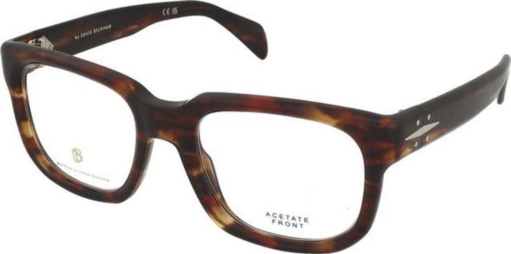 David Beckham DB 7156 BROWN HAVANA/BLUE MIRROR 53/20/140 Herrenbrillen Brillen