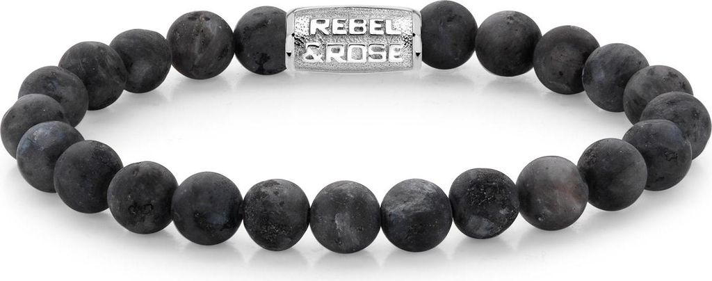 Rebel and Rose Stones Only RR-80025-S Herrenarmband, Armbandumfang:17cm