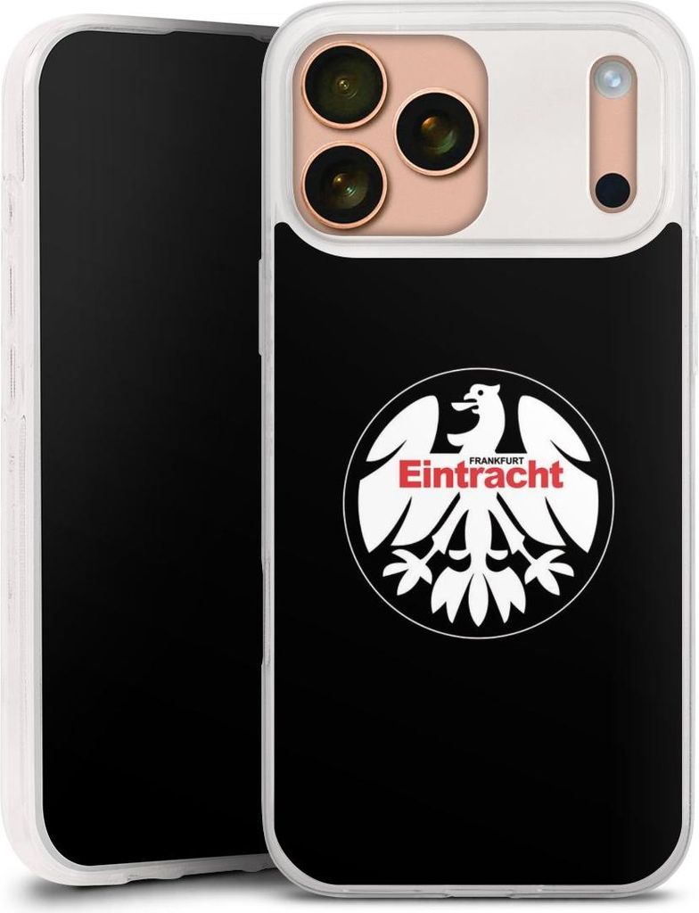 DeinDesign Slim Hülle für Apple iPhone 17 Pro Max Silikon Case Ultra Dünn Handyhülle Eintracht Frankfurt Offizielles Lizenzprodukt SGE